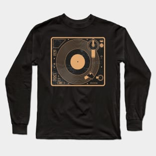 45 Record Adapter (Distressed) Long Sleeve T-Shirt